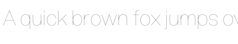 Preview of FONTSPRING DEMO - Acronym Hairline Regular font