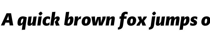 Preview of FONTSPRING DEMO - Adagio_Sans Black Italic font