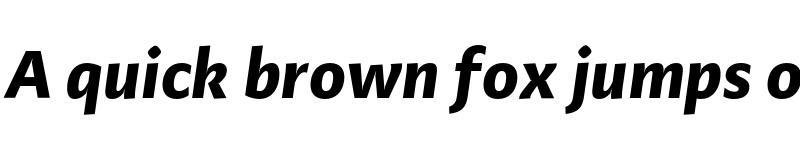 Preview of FONTSPRING DEMO - Adagio_Sans Bold Italic font