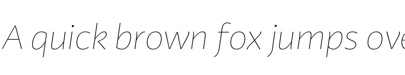 Preview of FONTSPRING DEMO - Adagio_Sans ExtraLight Italic font