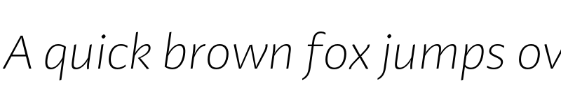 Preview of FONTSPRING DEMO - Adagio_Sans Thin Italic font