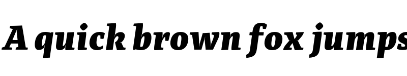 Preview of FONTSPRING DEMO - Adagio_Serif Heavy Italic font