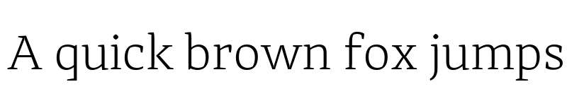 Preview of FONTSPRING DEMO - Adagio_Serif Light Regular font