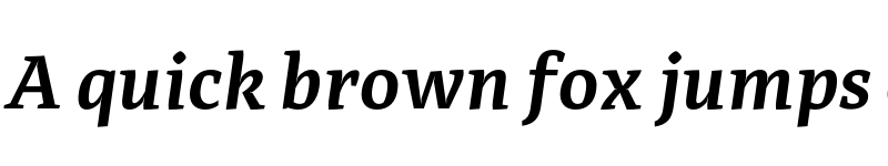 Preview of FONTSPRING DEMO - Adagio_Serif SemiBold Italic font