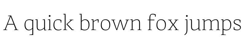 Preview of FONTSPRING DEMO - Adagio_Serif Thin Regular font