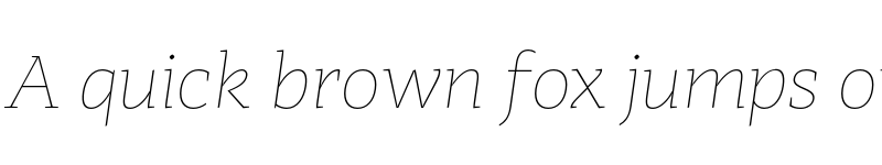 Preview of FONTSPRING DEMO - Adagio_Slab ExtraLight Italic font