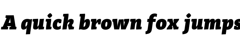 Preview of FONTSPRING DEMO - Adagio_Slab Heavy Italic font