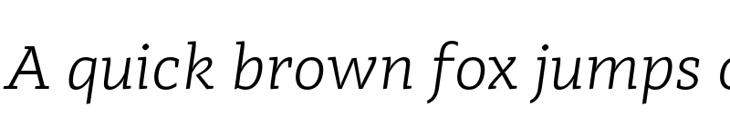 Preview of FONTSPRING DEMO - Adagio_Slab Light Italic font