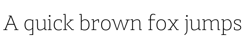 Preview of FONTSPRING DEMO - Adagio_Slab Thin Regular font