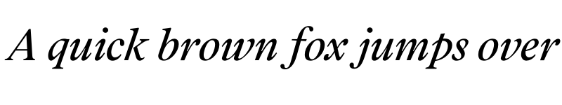 Preview of FONTSPRING DEMO - Addington CF Italic font