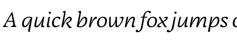 Preview of FONTSPRING DEMO - Adelbrook Book Italic font