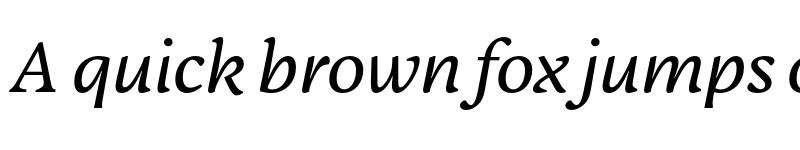 Preview of FONTSPRING DEMO - Adelbrook Italic font