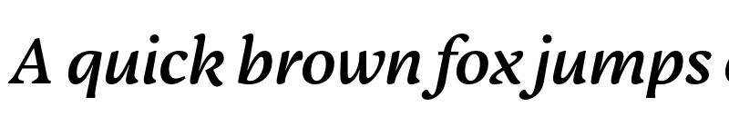 Preview of FONTSPRING DEMO - Adelbrook Medium Italic font