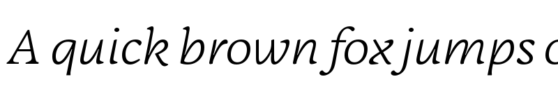 Preview of FONTSPRING DEMO - Adelbrook Variable Italic It Regular font