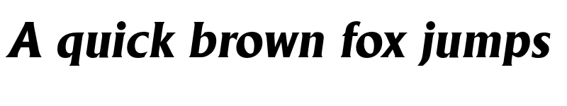 Preview of FONTSPRING DEMO - Adelon Serial Xbold Italic font