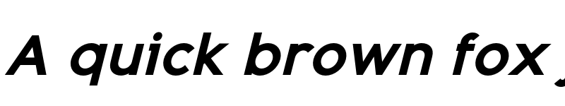 Preview of FONTSPRING DEMO - Adequate Bold Italic font