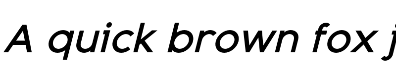 Preview of FONTSPRING DEMO - Adequate Medium Italic font