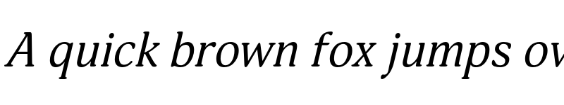 Preview of FONTSPRING DEMO - Adonis Italic font