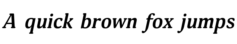 Preview of FONTSPRING DEMO - Adonis New Bold Italic font