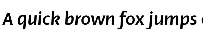 Preview of FONTSPRING DEMO - Ador Bold Italic font