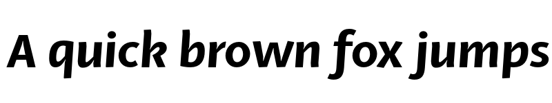 Preview of FONTSPRING DEMO - Ador ExtraBold-Italic Regular font