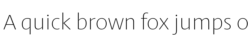 Preview of FONTSPRING DEMO - Ador ExtraLight Regular font