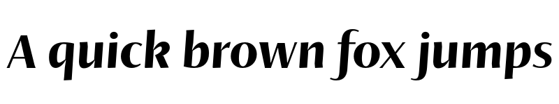 Preview of FONTSPRING DEMO - Ador Hairline ExtraBold-Italic Regular font