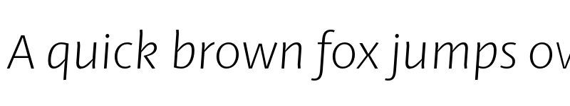 Preview of FONTSPRING DEMO - Ador Light-Italic Regular font