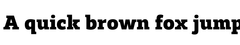 Preview of FONTSPRING DEMO - Adria Slab Black Regular font