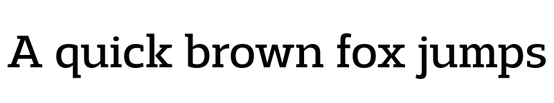 Preview of FONTSPRING DEMO - Adria Slab Regular font