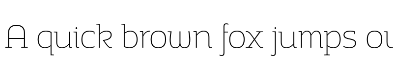 Preview of FONTSPRING DEMO - Adria Slab Thin Italic font