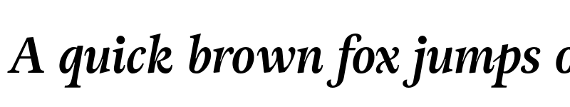 Preview of FONTSPRING DEMO - Adriane Text Bold Italic font