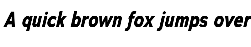 Preview of FONTSPRING DEMO - Adrianna Condensed Bold Italic font