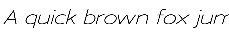 Preview of FONTSPRING DEMO - Adrianna Extended Lt Italic font