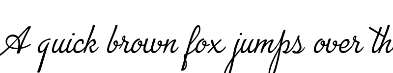 Preview of FONTSPRING DEMO - Advertising Script Light font