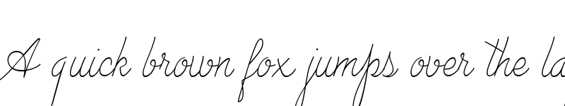 Preview of FONTSPRING DEMO - Advertising Script Monoline Regular font