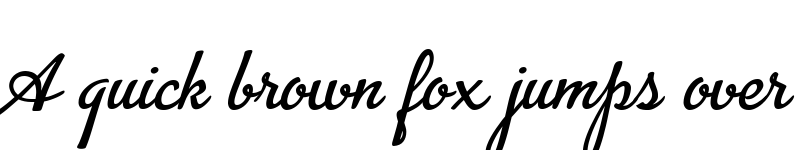 Preview of FONTSPRING DEMO - Advertising Script Regular font