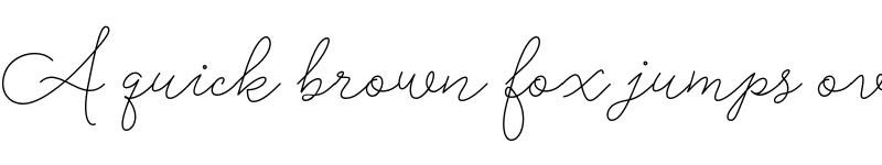 Preview of FONTSPRING DEMO - Aether Rain 1 Monoline Regular font