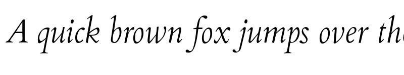 Preview of FONTSPRING DEMO - Aetna JY Pro Italic font