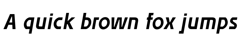 Preview of FONTSPRING DEMO - Affluent Rg Bold Italic font