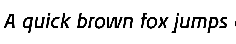 Preview of FONTSPRING DEMO - Affluent Sb Italic font