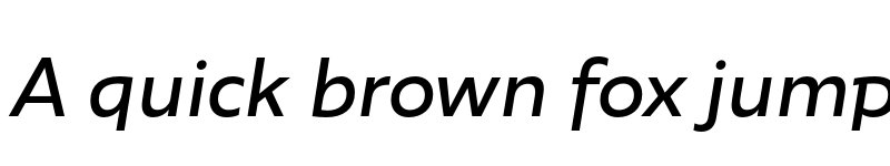 Preview of FONTSPRING DEMO - Agile Sans Italic Regular font