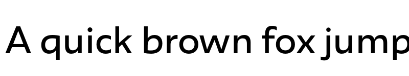 Preview of FONTSPRING DEMO - Agile Sans Regular font