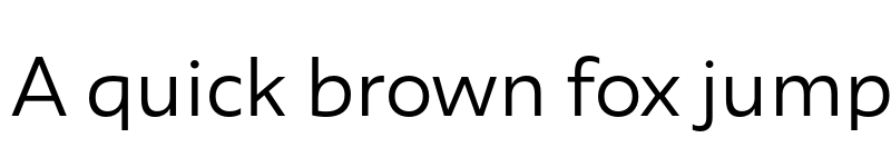 Preview of FONTSPRING DEMO - Agile Sans SemiLight Regular font