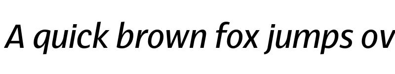 Preview of FONTSPRING DEMO - Ahimsa Italic font