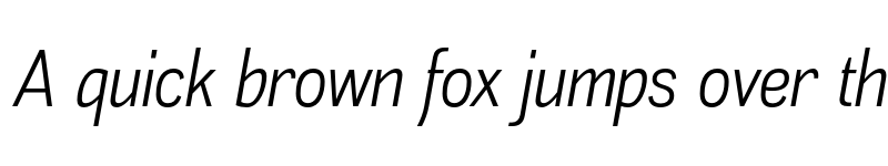 Preview of FONTSPRING DEMO - Akazan Bk Italic font