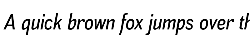 Preview of FONTSPRING DEMO - Akazan Rg Italic font