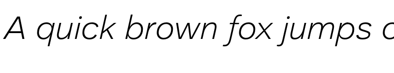 Preview of FONTSPRING DEMO - Aksara Light Italic font