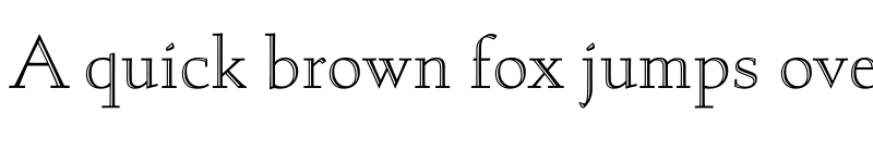 Preview of FONTSPRING DEMO - Albertan Pro Inline Regular font