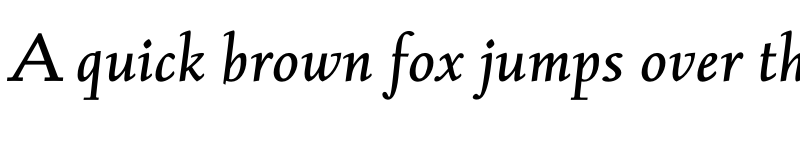 Preview of FONTSPRING DEMO - Albertan Pro Medium Italic font